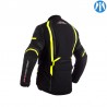 Veste RST Pathfinder CE textile Noir/Jaune Fluo RST pour Café Racer et Scrambler