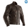 Veste RST Roadster II cuir Marron RST pour Café Racer et Scrambler