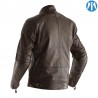 Veste RST Roadster II cuir Marron RST pour Café Racer et Scrambler