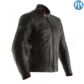 Veste RST Roadster II cuir noir homme RST pour Café Racer et Scrambler