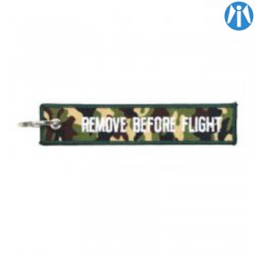 Porte-Clé Remove Before Flight camo pour moto Vintage