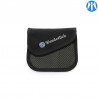 Étui porte-clefs Wunderlich avec RFID Blocker - look carbone Wunderlich pour Café Racer et Scrambler