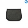 Étui porte-clefs Wunderlich avec RFID Blocker - look carbone Wunderlich pour Café Racer et Scrambler