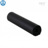 Mousse de guidon en cuir noir pour moto Vintage