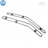 Grille de protection pour échappement Unit Garage 2206 pour moto Vintage