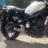 Ligne d'échappement complète Yamaha XSR900 pour préparation et performance moto Vintage