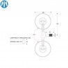 Rétroviseurs Barracuda Skin-S Bar End aluminium B-LUX (paire)