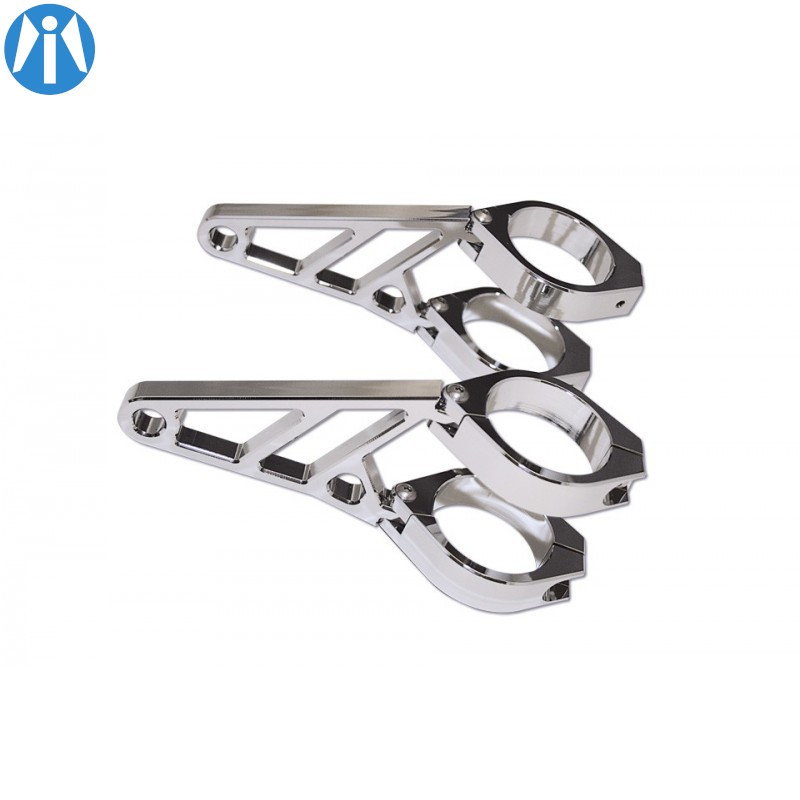 Supports de phare Highsider Fingers chrome Supports de phare Highsider Fingers chrome
