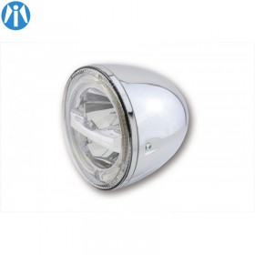 Phare CIRCLE LED chromé 5 3/4 pouces