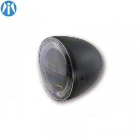 Phare CIRCLE LED noir 5 3/4 pouces