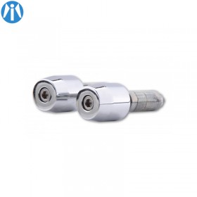 Embouts de guidon Universel Chrome