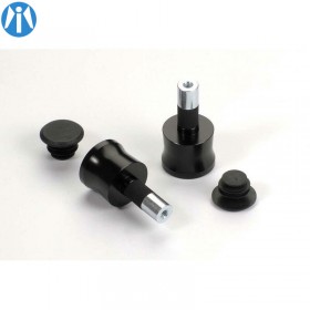 Embouts de guidon noir LSL pour revêtements Alu