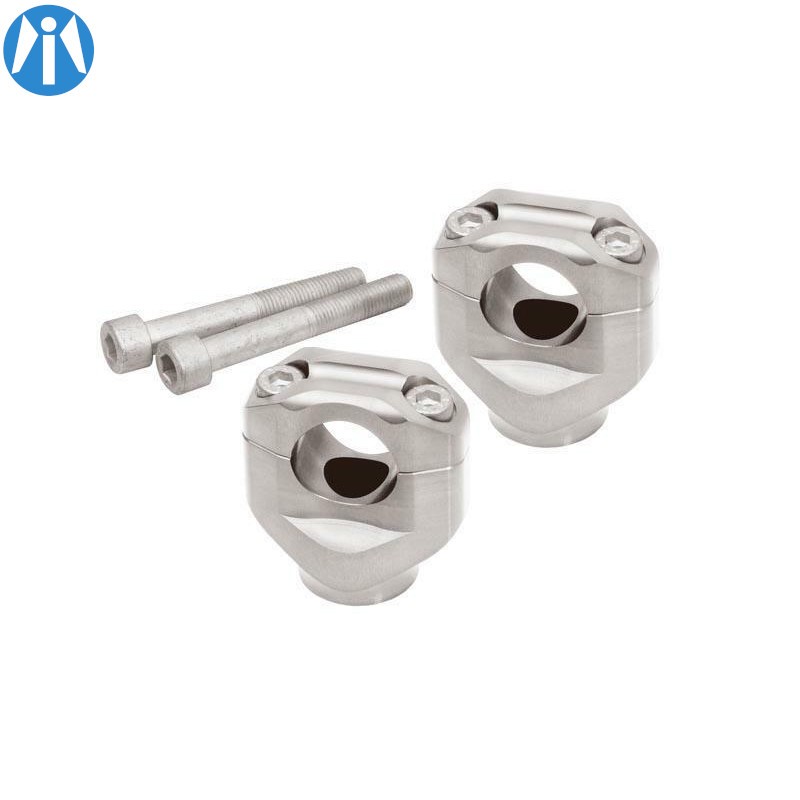 Pontets de Réhausse de guidon +17mm pour Moto Guzzi V7 Pontets de Réhausse de guidon +17mm pour Moto Guzzi V7