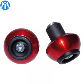 Embouts de guidon LSL type "Crash Ball" rouge