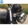 Grille de phare Scrambler noire