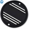 Couvercle de carter d'embrayage Gauche "Partial Finned" pour Triumph Modern Classics