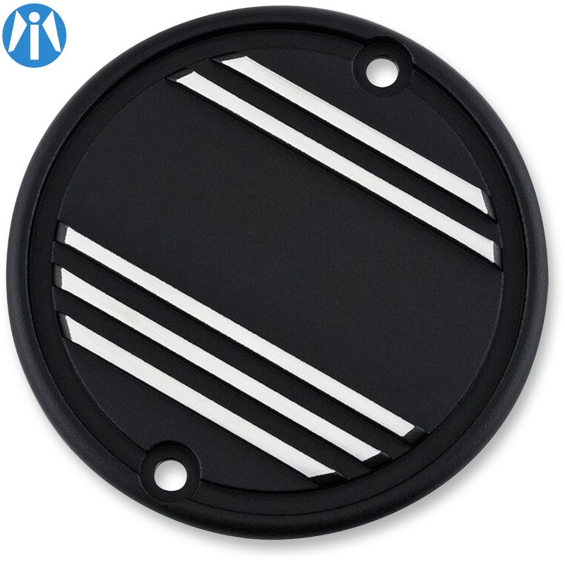 Couvercle de carter moteur Droit ACG "Partial Finned" en aluminium pour Triumph Modern Classics