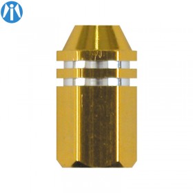 Bouchon de valve chrome or