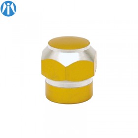 Bouchon de valve alliage jaune