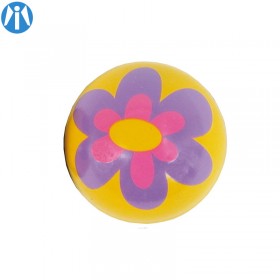 Bouchon de valve fleur violette