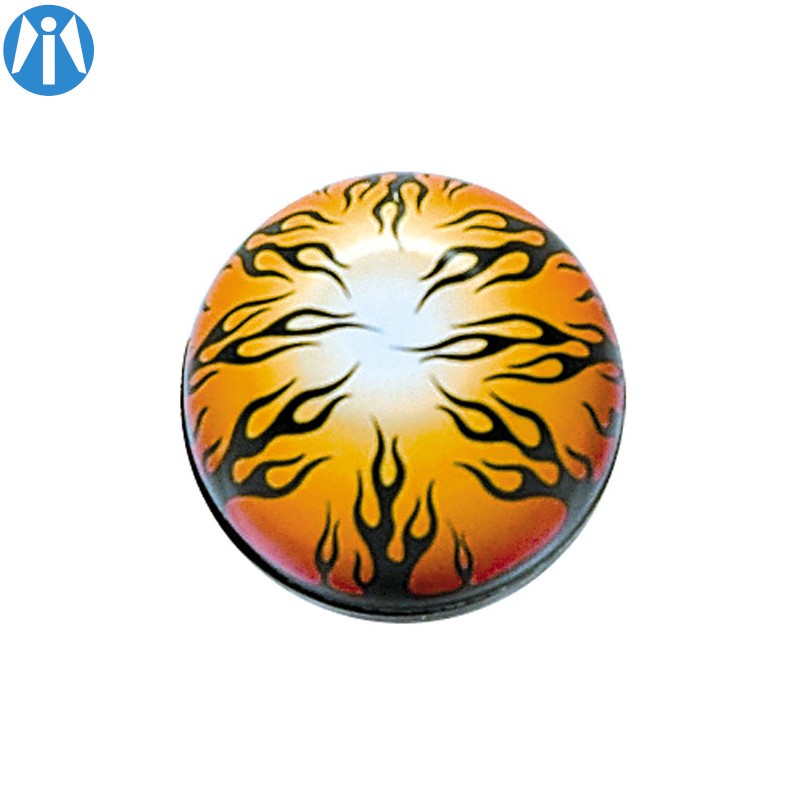 Bouchon de valve flammes noir