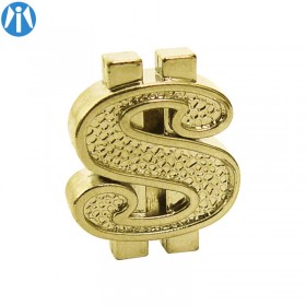 Bouchon de valve dollar or