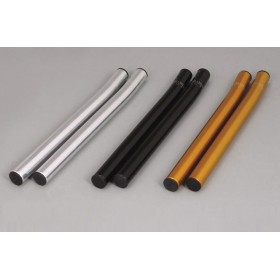 Tubes inclines de demi guidon noir Daytona