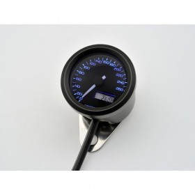 Compteur de vitesse Daytona Velona 260 Km/h noir 48mm