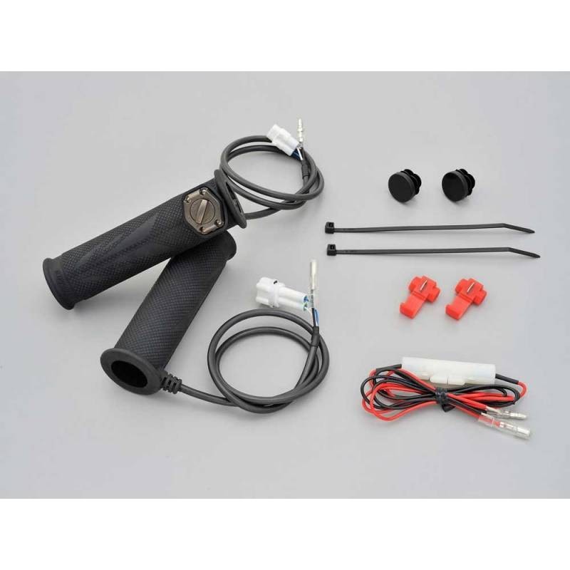 Poignées chauffantes 22mm moto micro Daytona