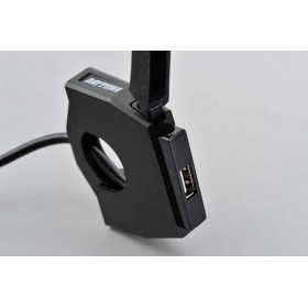 Prise USB Simple slim Daytona sur guidon