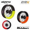 Jante avant Flat Track tubeless 2,5 x 19 Alpina Suzuki pack Bicolor