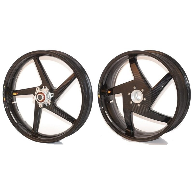 Jantes carbone homologuees 5 batons BST Ducati 996