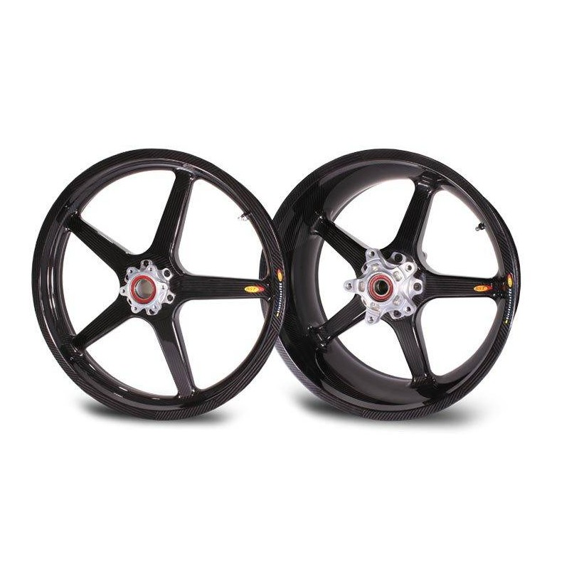 Jantes carbone homologuees 5 batons BST Yamaha R 1 Jantes carbone homologuees 5 batons BST Yamaha R 1