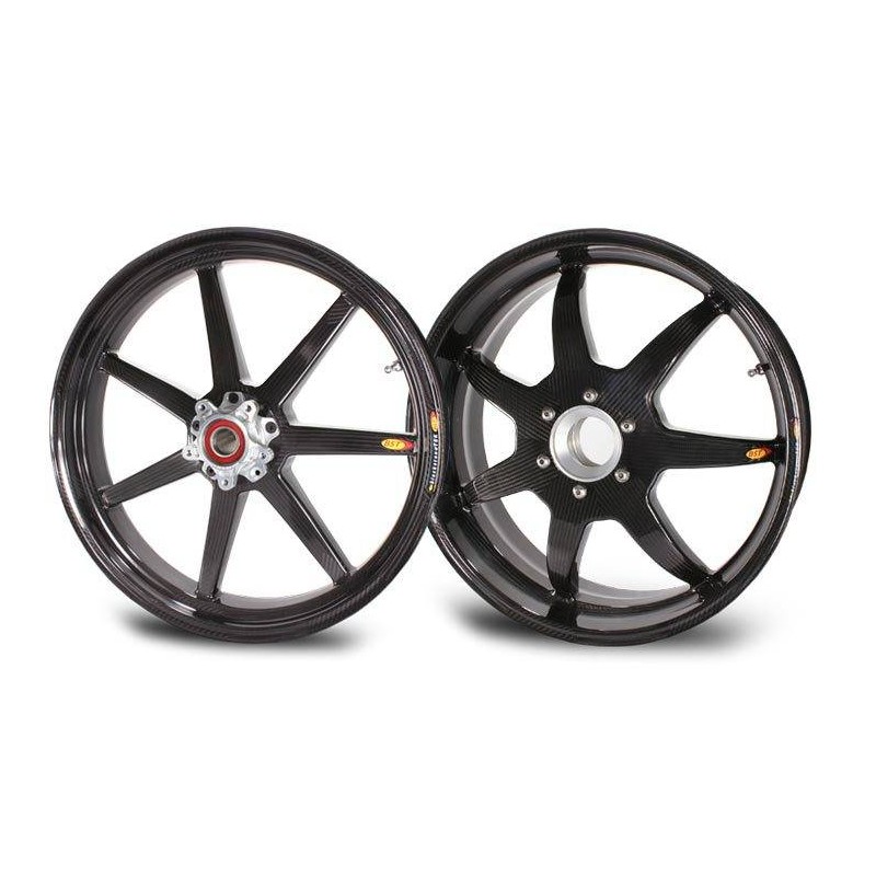 Jantes carbone homologuees 7 batons BST KTM Superduke 1290