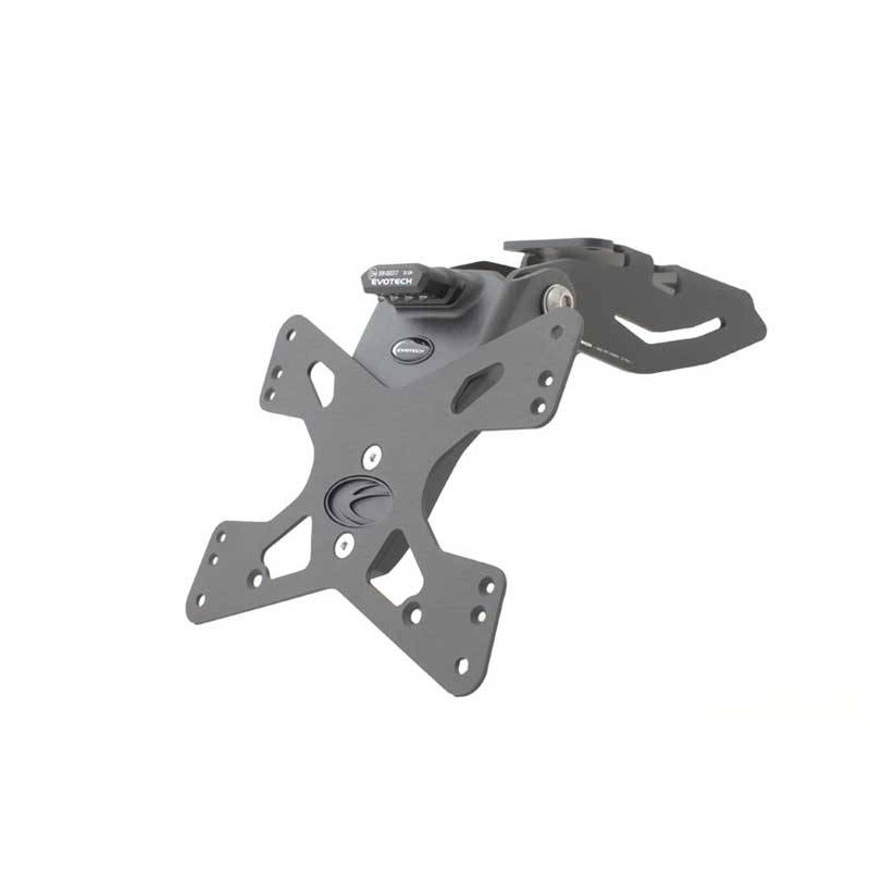 Support de plaque Honda Cb650F réglable Evotech Support de plaque Honda Cb650F réglable Evotech