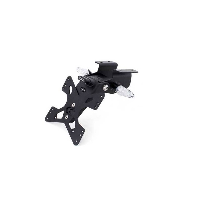 Support de plaque Yamaha Tmax 530 réglable Evotech Support de plaque Yamaha Tmax 530 réglable Evotech