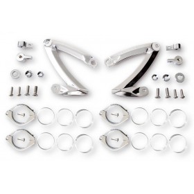 Highsider Aluminium Taillé Masse Alu Phare Supports Diamètre