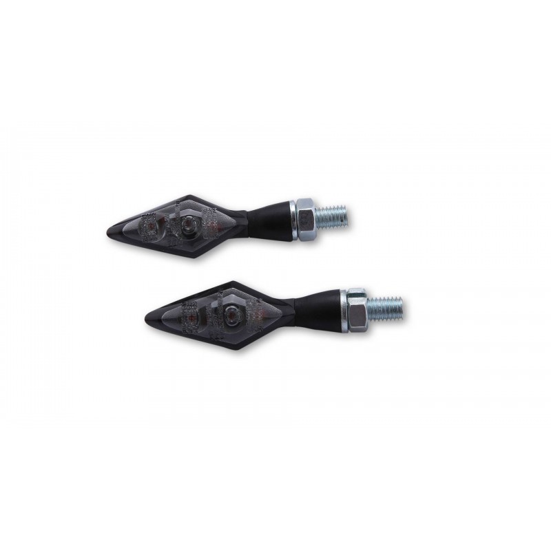 Feux arrière LED Pen Head Double Highsider feu stop/clignotant Feux arrière LED Pen Head Double Highsider feu stop/clignotant