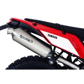 Echappement sp-1 court titane en position haute HP Corse pour yamaha ténéré 700