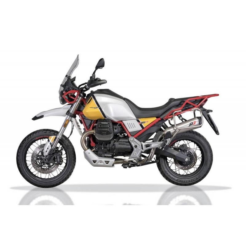 Echappement titane Moto Guzzi V85TT homologué QD Exhaust Magnum Echappement titane Moto Guzzi V85TT homologué QD Exhaust Magnum