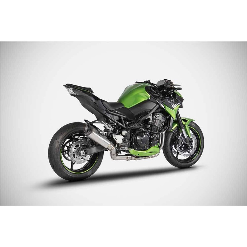Ligne d'échappement complète racing inox titane 4-2-1 kawasaki z900 20-21 Zard Zard