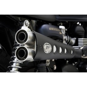 Ligne d'échappement complèteinox racing special édition triumph scrambler Zard