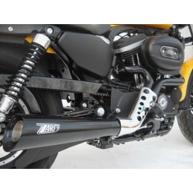 Ligne d'échappement complète moto homologué inox kit sport harley davison Zard
