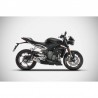 Echappement triumph street triple 765 homologué embout carbone