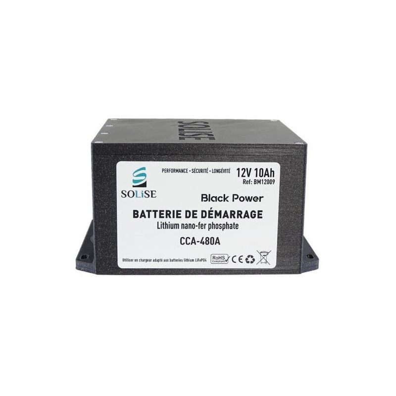 Boitier de protection batterie de démarrage BM12009 avec patte Solise