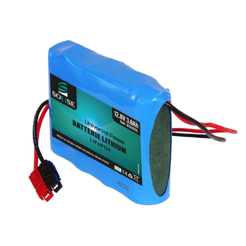 Batterie Lithium 12V 3,8Ah Solise image 1 Batterie Lithium 12V 3,8Ah Solise image 1