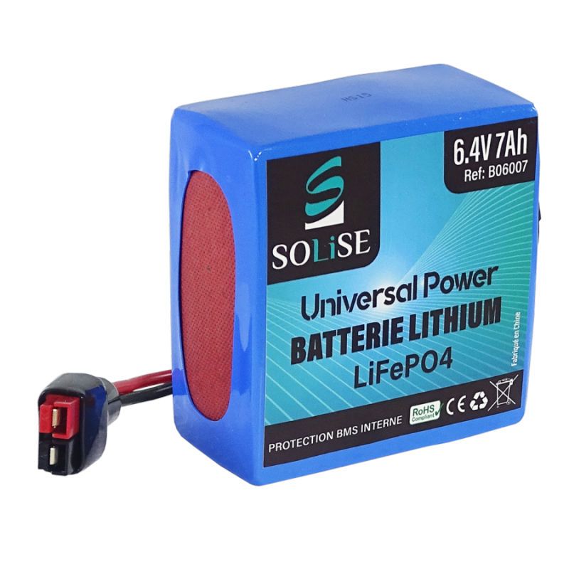 Batterie Lithium 6V 3Ah (B06003) Solise Batterie Lithium 6V 3Ah (B06003) Solise