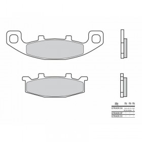 Plaquettes de frein Avant Brembo 07KA09SA pour Kawasaki Zephyr 750