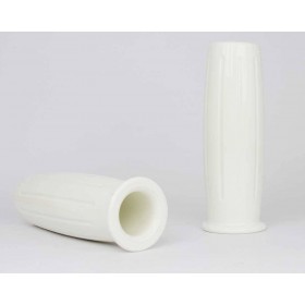 Paire de poignée blanche 25mm