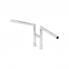 Guidon haut H2 chrome 25,4mm 2
